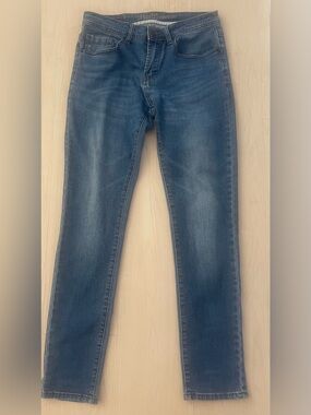 Men's Skinny Jeans in Dark Blue - Classic Slim Fit
